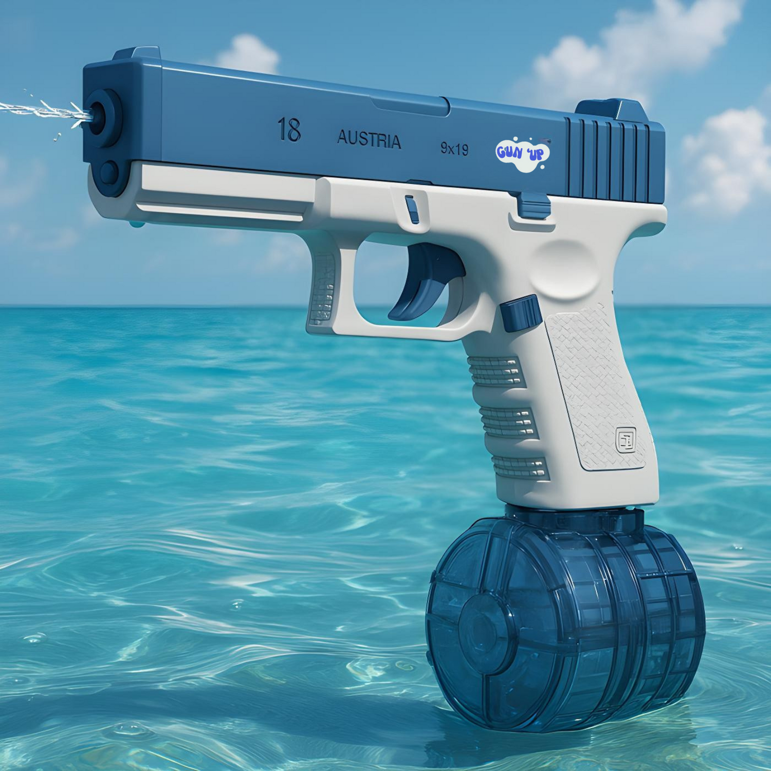 Gun’up™ – Le pistolet à eau nouvelle génération (électrique)