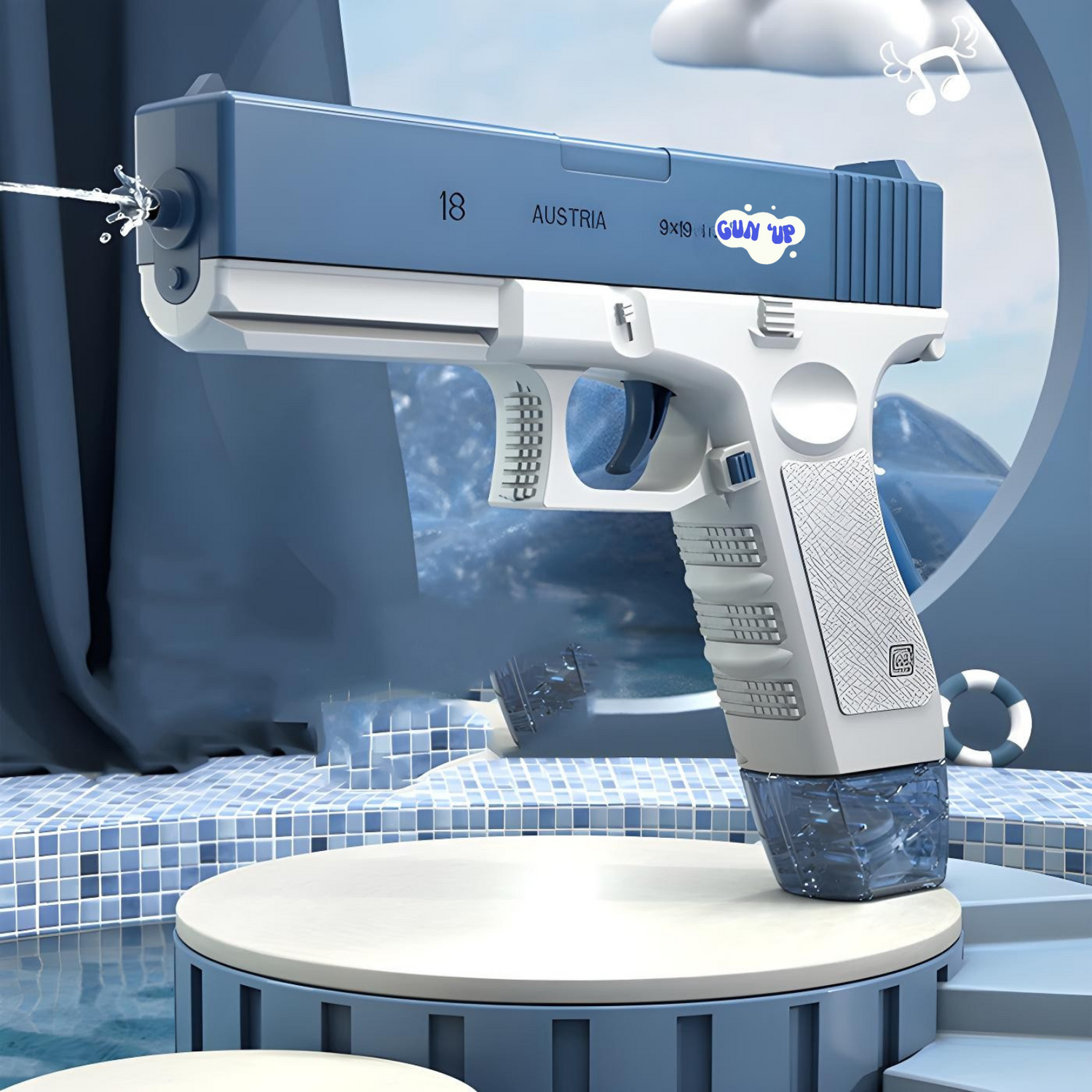 Gun’up™ – Le pistolet à eau nouvelle génération (électrique)